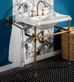 Herbeau Herbeau - Charleston Metal Washstand Only