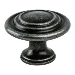 Berenson - Advantage Two Antique Pewter Tiered Knob
