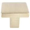Berenson - Contemporary Advantage One Champagne Square Knob 1 Berenson - Contemporary Advantage One Champagne Square Knob -Plumb Tile 0952 10CZ P 23