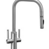 Waterstone Waterstone - Fulton Industrial 2 Handle Plp Pulldown Faucet - Toggle Sprayer