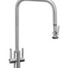 Waterstone Waterstone - Fulton Industrial Extended Reach 2 Handle Plp Faucet - Lever Sprayer 2 Waterstone Waterstone - Fulton Industrial Extended Reach 2 Handle Plp Faucet - Lever Sprayer -Plumb Tile 10252 SN