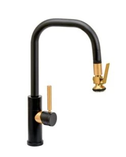 Waterstone Waterstone - Fulton Modern Prep Size Plp Pulldown Faucet - Angle Spout - Lever Sprayer