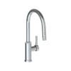 Watermark Watermark - Sutton Deck Mounted 1 Hole Gooseneck Kitchen Faucet With Pull Down Spray - Low Spout -Plumb Tile 111 7.3PG4 SP4