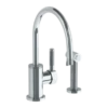 Watermark Watermark - Sutton Deck Mounted 2 Hole Gooseneck Kitchen Set - Includes Side Spray 2 Watermark Watermark - Sutton Deck Mounted 2 Hole Gooseneck Kitchen Set - Includes Side Spray -Plumb Tile 111 7.4G SP4