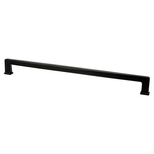 Berenson Berenson - Subtle Surge 18 Inch CC Matte Black Appliance Pull 3 Berenson Berenson - Subtle Surge 18 Inch CC Matte Black Appliance Pull