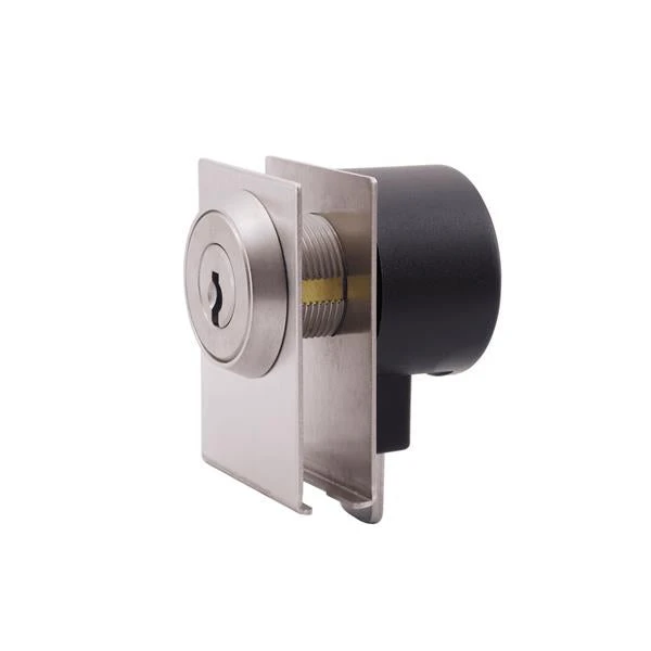 Sugatsune Sugatsune - Square Plate, Cylinder Glass Door Lock, Keyed Different 3 Sugatsune Sugatsune - Square Plate, Cylinder Glass Door Lock, Keyed Different