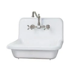 Maidstone Maidstone - 24 Inch Cast Iron High Back Sink
