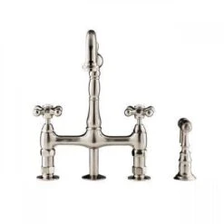 Maidstone Maidstone - Adriana Bridge Kitchen Faucet - Metal Cross Handles