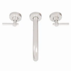 Maidstone - Wall-Mount Round Tub Faucet With Metal Lever Handles