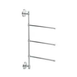 Gatco - Swivel 3-Arm Towel Bar 24 Inch H, Chrome