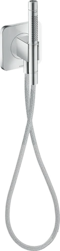 Hansgrohe-Axor Hansgrohe - Axor Citterio C Handshower Holder Softsquare With Baton Hand Shower 2jet - 1.75 GPM