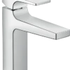 Hansgrohe - Metropol Single-Hole Faucet 110 With Lever Handle And Pop-Up Drain, 0.5 GPM -Plumb Tile 154 hpa01993