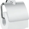 Hansgrohe Hansgrohe - Logis Universal Toilet Paper Holder With Cover -Plumb Tile 154 hpr01516