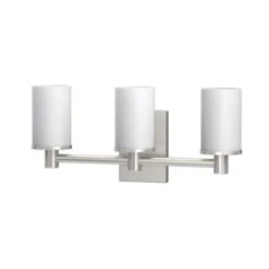 Gatco - Modern Farmhouse Triple Sconce, Satin Nickel