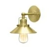 Gatco - Modern Farmhouse Metal Single Sconce, Brushed Brass -Plumb Tile 1713.main