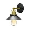 Gatco - Modern Farmhouse Metal Single Sconce, Matte Black/Brushed Brass 2 Gatco - Modern Farmhouse Metal Single Sconce, Matte Black/Brushed Brass -Plumb Tile 1714.main