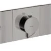 Hansgrohe-Axor Hansgrohe - Axor One Thermostatic Module Trim For 2 Functions 1 Hansgrohe-Axor Hansgrohe - Axor One Thermostatic Module Trim For 2 Functions -Plumb Tile 18 apr03162