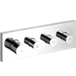 Hansgrohe-Axor Hansgrohe - Axor ShowerSolutions Thermostatic Module Trim 15 Inch X 5 Inch For 3 Functions