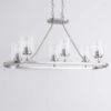 Maidstone - Six Bulb Chandelier -Plumb Tile 1l165 6 5