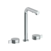 Watermark Watermark - Elements Deck Mounted 3 Hole Square Top Prep Faucet With Pull Out Spray 1 Watermark Watermark - Elements Deck Mounted 3 Hole Square Top Prep Faucet With Pull Out Spray -Plumb Tile 21 9P3 E3