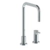 Watermark Watermark - Titanium Deck Mounted 2 Hole Square Top Kitchen Faucet -Plumb Tile 22 7.1.3 TICV