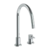 Watermark Watermark - Titanium Deck Mounted 2 Hole Gooseneck Kitchen Faucet -Plumb Tile 22 7.1.3G TICV