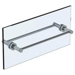 Watermark - Loft 2.0 18 Inch Double Shower Door Pull/ Glass Mount Towel Bar