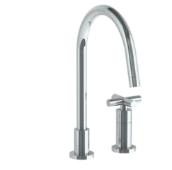 Watermark Watermark - Loft 2.0 Deck Mounted 2 Hole Gooseneck Kitchen Faucet