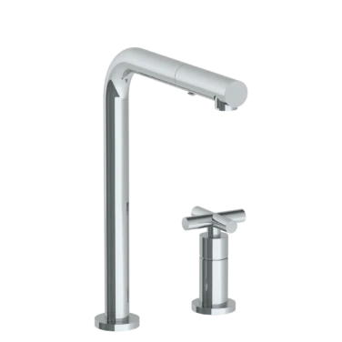 Watermark Watermark - Loft 2.0 Deck Mounted 2 Hole Square Top Kitchen Faucet With Pull Out Spray 3 Watermark Watermark - Loft 2.0 Deck Mounted 2 Hole Square Top Kitchen Faucet With Pull Out Spray