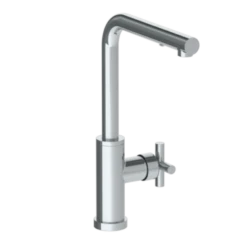Watermark Watermark - Loft 2.0 Deck Mounted 1 Hole Square Top Kitchen Faucet With Pull Out Spray - High Spout