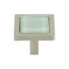 Atlas Homewares - Spa 1 3/8 Inch Length Square Knob 1 Atlas Homewares - Spa 1 3/8 Inch Length Square Knob -Plumb Tile 230 GR BRN 0 20