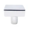 Berenson - Brookridge Polished Chrome Square Knob -Plumb Tile 2656 1026 P 94