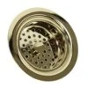 Nantucket Sinks Nantucket Sinks - Polished Brass 3.5 Inch Kitchen Drain -Plumb Tile 3.5 KDPB