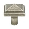 Berenson - Rhapsody Weathered Nickel Pyramid Knob -Plumb Tile 3051 1WN P 89