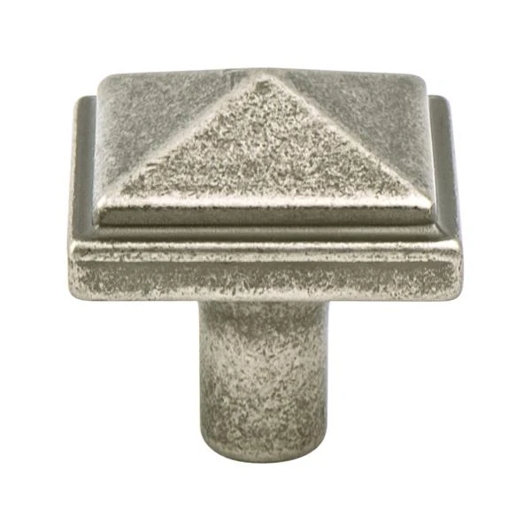 Berenson - Rhapsody Weathered Nickel Pyramid Knob 3 Berenson - Rhapsody Weathered Nickel Pyramid Knob