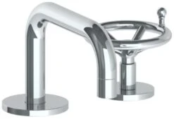 Watermark - Brooklyn Deck Mounted 2 Hole Square Lavatory Set