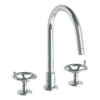 Watermark Watermark - Brooklyn Deck Mounted 3 Hole Gooseneck Kitchen Faucet -Plumb Tile 31 7G BKA1