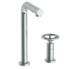 Watermark Watermark - Brooklyn Deck Mounted 2 Hole Square Top Prep Faucet With Pull Out Spray -Plumb Tile 31 9.1.3P1 BKV