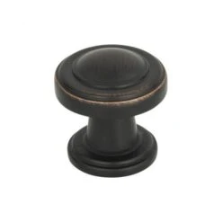 Atlas Homewares - Bronte 1 1/8 Inch Diameter Round Knob -Plumb Tile 313 VB 0 45