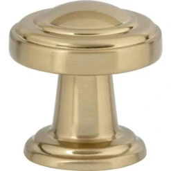 Atlas Homewares - Bronte 1 1/8 Inch Diameter Round Knob -Plumb Tile 313 WB 0 41