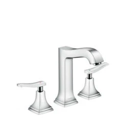 Hansgrohe - Metropol Classic Widespread Faucet 160 With Lever Handles And Pop-Up Drain, 1.2 GPM