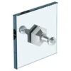Watermark - Beverly Double Shower Door Knob/ Glass Mount Hook -Plumb Tile 314 0.5DDP LARGE
