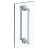 Watermark - Rochester 18 Inch Double Shower Door Pull/ Glass Mount Towel Bar -Plumb Tile 322 0.1 18DDP LARGE