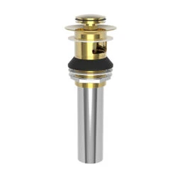 Brasstech - Lavatory Push Pop-Up Drain Assembly With Overflow 32 Brasstech - Lavatory Push Pop-Up Drain Assembly With Overflow -Plumb Tile 330 24 largealt