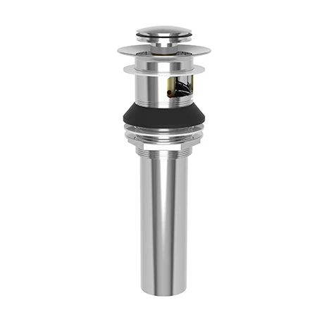 Brasstech - Lavatory Push Pop-Up Drain Assembly With Overflow 3 Brasstech - Lavatory Push Pop-Up Drain Assembly With Overflow