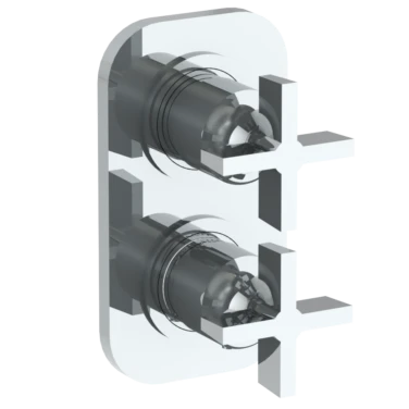 Watermark - Zen Wall Mounted Mini Thermostatic Shower Trim 3 1/2 X 6 1/4 Inch. 3 Watermark - Zen Wall Mounted Mini Thermostatic Shower Trim 3 1/2 X 6 1/4 Inch.