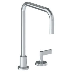 Watermark Watermark - Blue Deck Mounted 2 Hole Square Top Kitchen Faucet