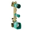 Hansgrohe - Axor Citterio E Rough, Thermostatic Module 15 Inch X 5 Inch For 2 Functions -Plumb Tile 37 apa00508 tif