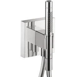 Hansgrohe-Axor Hansgrohe - Axor ShowerSolutions Handshower Holder With Outlet 5 Inch X 5 Inch With Handshower, 1.75 GPM
