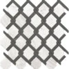 Roca Tile - Medallion Bw Marble Mosaic 12 X 12 -Plumb Tile 4